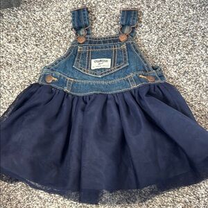 OshKosh B'gosh Denim and Navy Skirtall